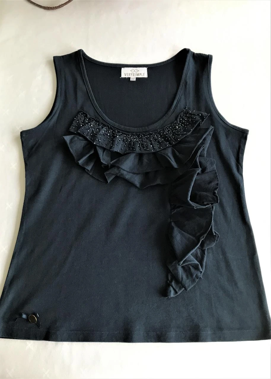 Very Simple 48/42 dark blue sleeveless. – photo 10